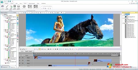 Posnetek zaslona VSDC Free Video Editor Windows 10