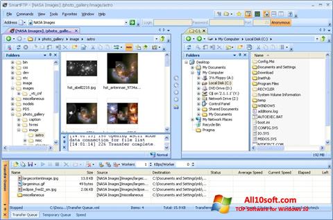 Posnetek zaslona SmartFTP Windows 10