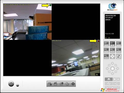 Posnetek zaslona D-ViewCam Windows 10