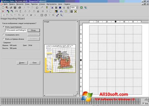 Posnetek zaslona Pattern Maker Windows 10