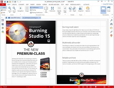 Posnetek zaslona Soda PDF Windows 10