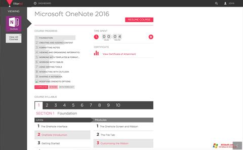 Posnetek zaslona Microsoft OneNote Windows 10
