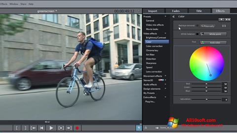 Posnetek zaslona MAGIX Movie Edit Pro Windows 10