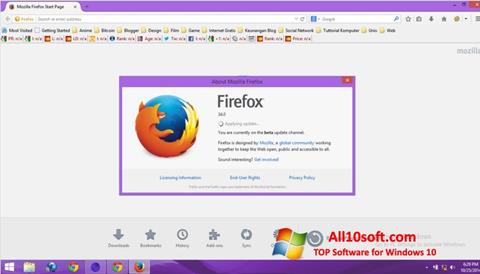Posnetek zaslona Mozilla Firefox Offline Installer Windows 10