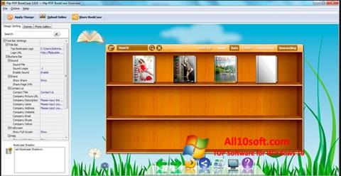 Posnetek zaslona Bookshelf Windows 10