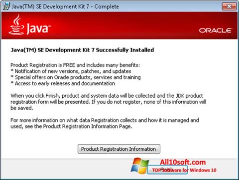 Posnetek zaslona Java Windows 10