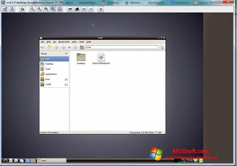 Posnetek zaslona TightVNC Windows 10
