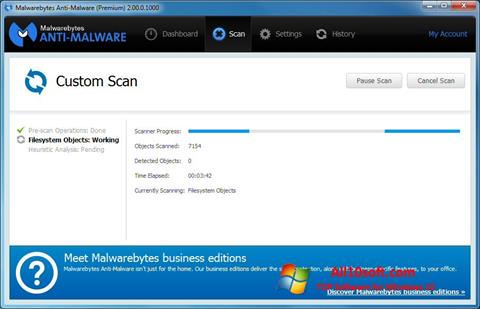Posnetek zaslona Malwarebytes Anti-Malware Windows 10