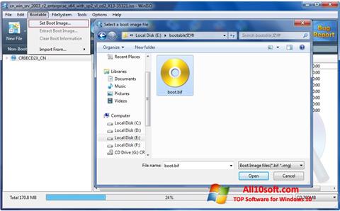 Posnetek zaslona WinISO Windows 10