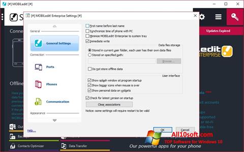 Posnetek zaslona MOBILedit! Windows 10
