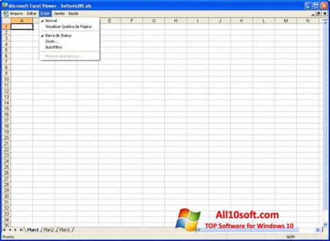 Posnetek zaslona Excel Viewer Windows 10