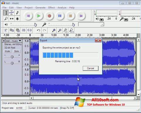 Posnetek zaslona Lame MP3 Encoder Windows 10