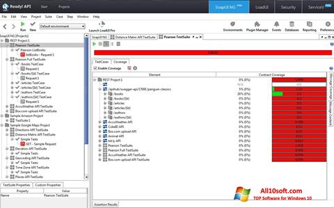 Posnetek zaslona SoapUI Windows 10
