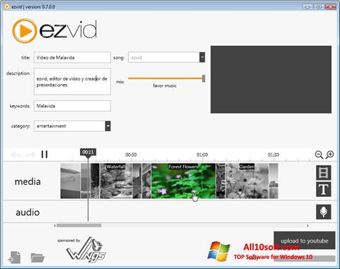 Posnetek zaslona Ezvid Windows 10