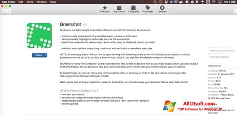 Posnetek zaslona Greenshot Windows 10