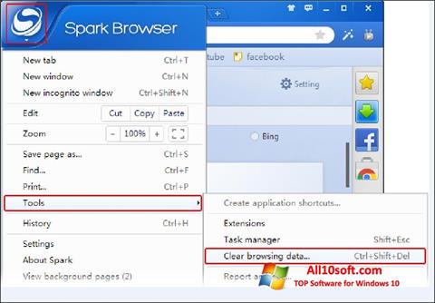 Posnetek zaslona Spark Windows 10