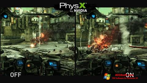 Posnetek zaslona NVIDIA PhysX Windows 10