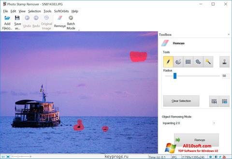 Posnetek zaslona Photo Stamp Remover Windows 10