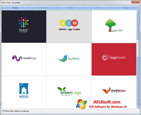 Posnetek zaslona Sothink Logo Maker Windows 10