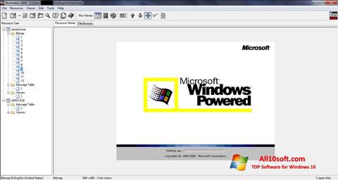 Posnetek zaslona Restorator Windows 10