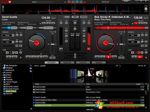 Posnetek zaslona Virtual DJ Pro Windows 10
